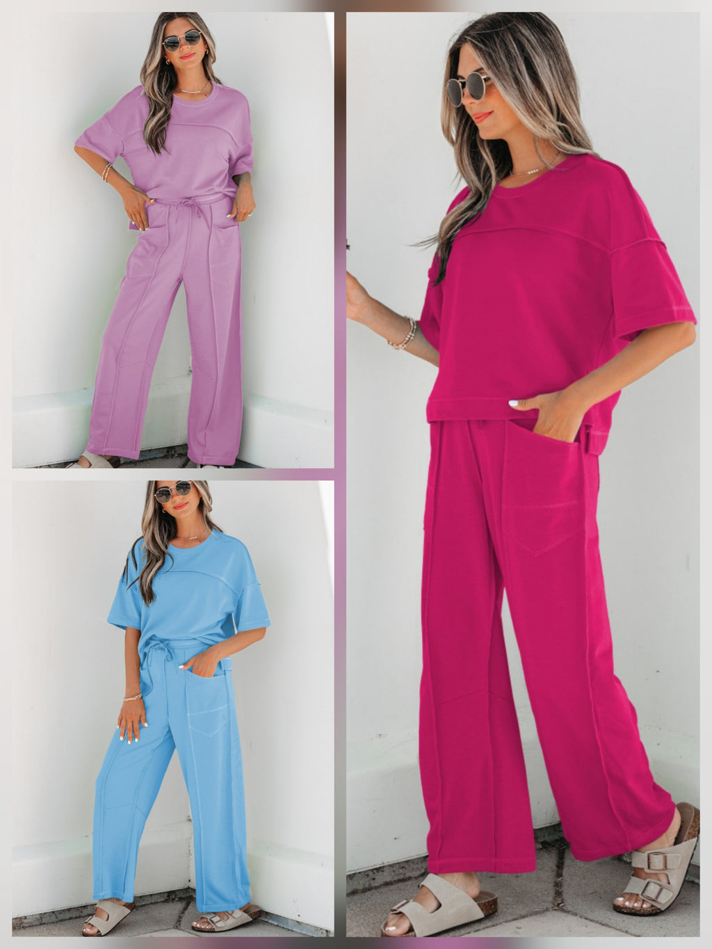 Drop Shoulder Tee and Pant Set *PREORDER*