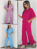 Drop Shoulder Tee and Pant Set *PREORDER*