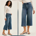 Judy Blue Dottie Wide Leg Crop Jean