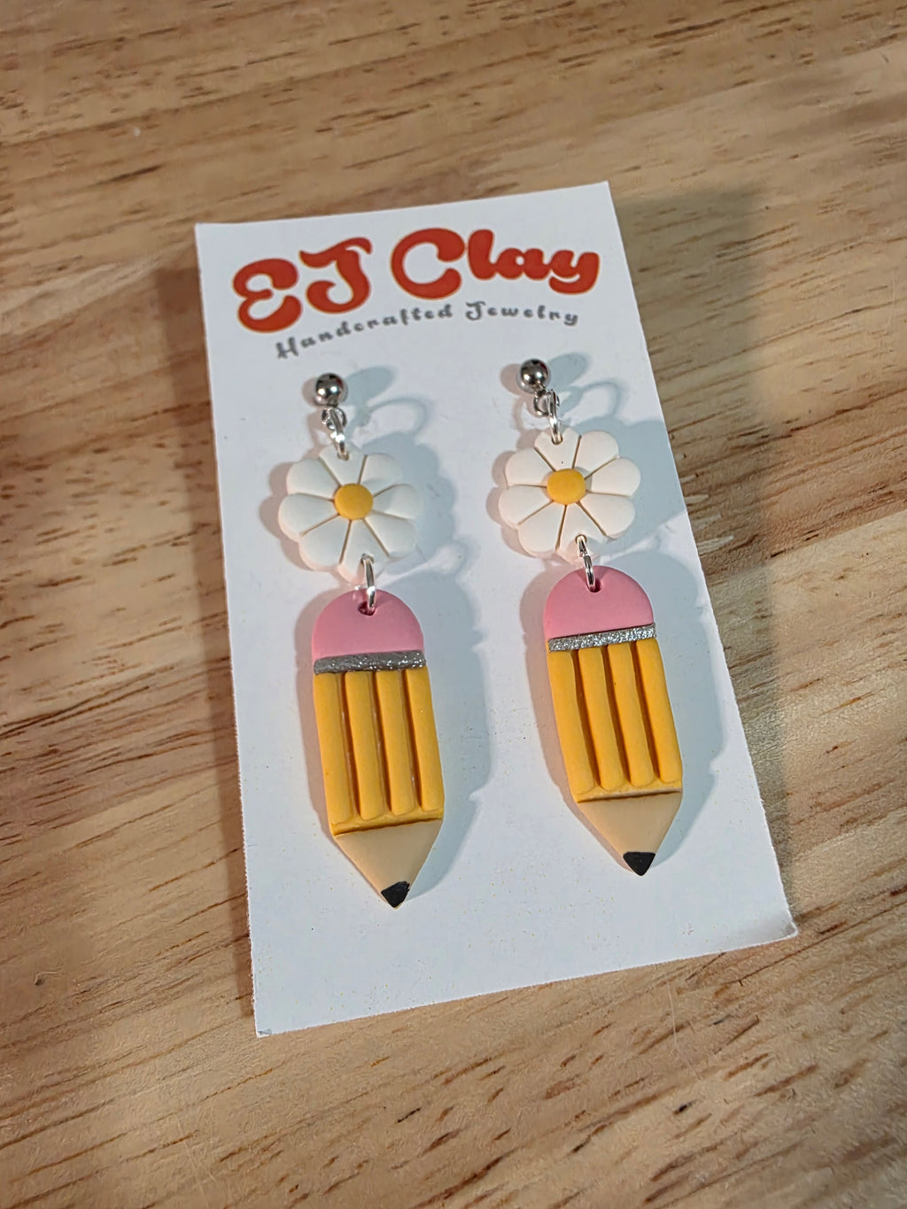 Pencil Flower Dangles