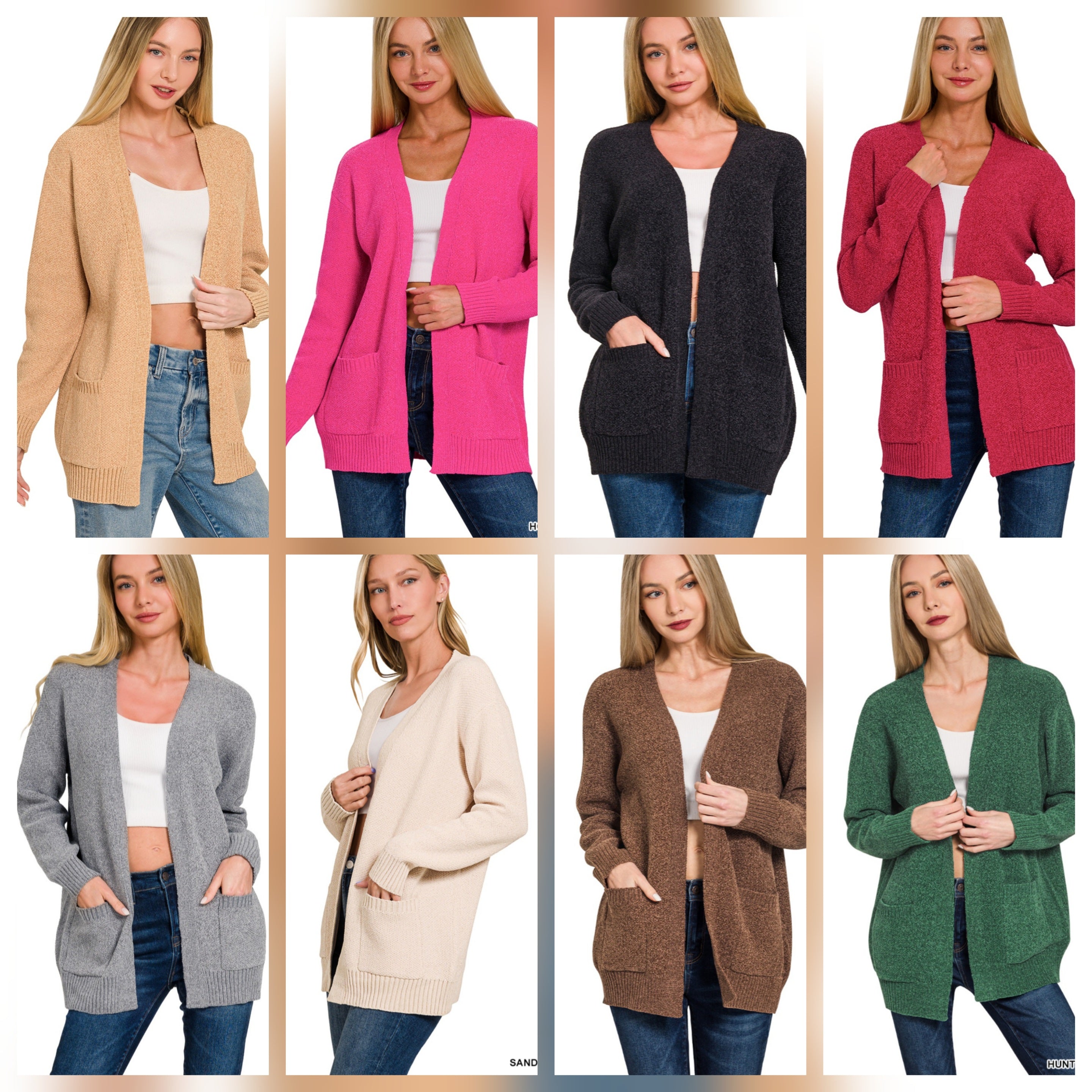 Soft Melange Pocket Cardigan *PREORDER*