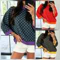 Bracelet Sleeve Polka Dot Top *PREORDER*