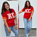 KC Red Short Sleeve Sweater *PREORDER*
