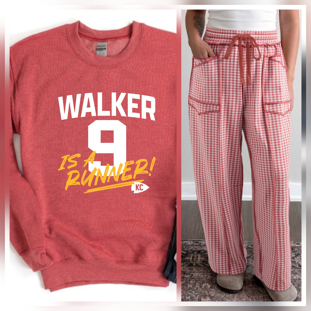 KC Heather Red Sweatshirt *PREORDER*