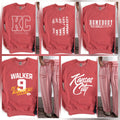 KC Heather Red Sweatshirt *PREORDER*