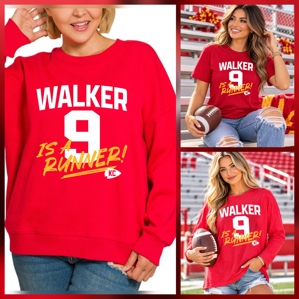 Walker is a Runner Red *PREORDER*