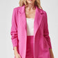 Dear Scarlett Magic Stretch Blazer Hot Pink