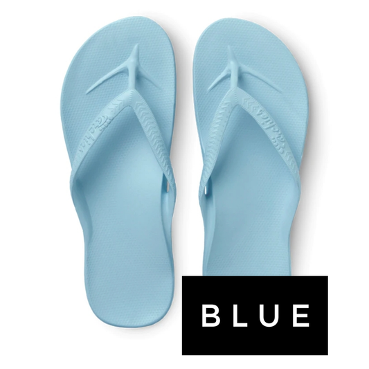 Archies Arch Support Flip Flops IN STOCK-Sky Blue