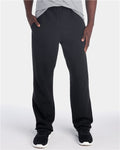 Straight Leg Fleece Pant Black