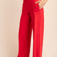 Crosswaist Buttery Soft Pants Red