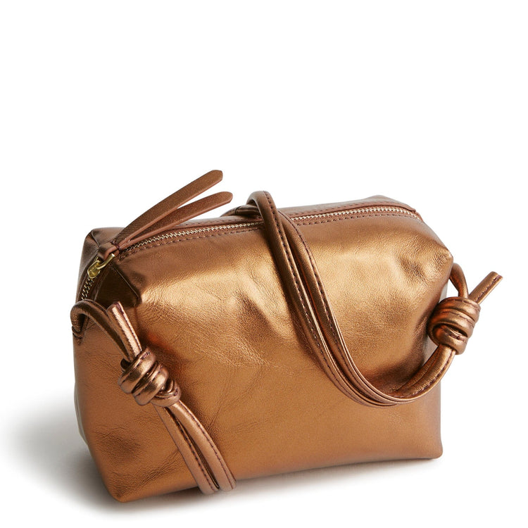 Blake Crossbody Bronze Metallic Leather *Final Sale*