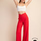 Crosswaist Buttery Soft Pants Red