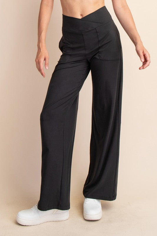 Crosswaist Buttery Soft Pants Graphite Grey