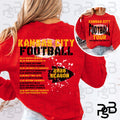 KC Design Front/Back 9 Red Tee or Sweatshirt *PREORDER*