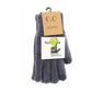 C. C Soft Knit Gloves