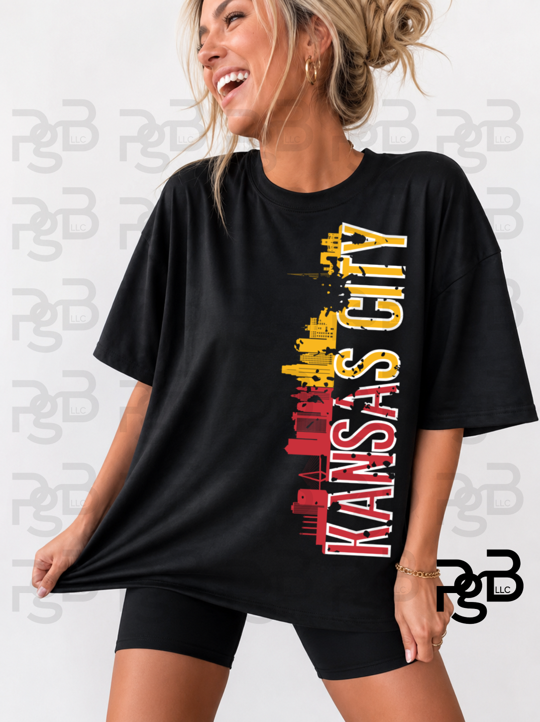 KC Grunge Skyline Tee or Sweatshirt *PREORDER*
