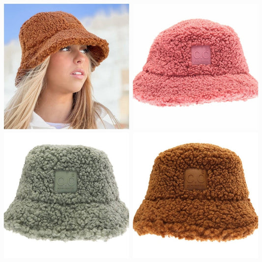 C. C Sherpa Bucket Hats