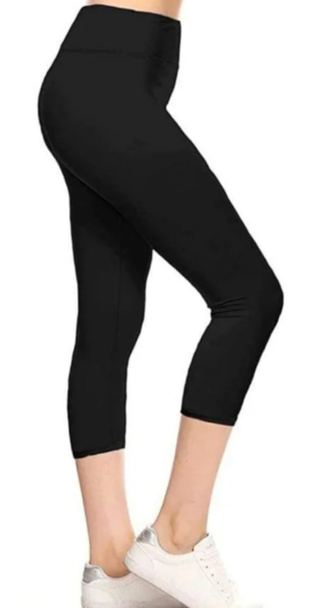 Buttery Soft Capri Leggings Black