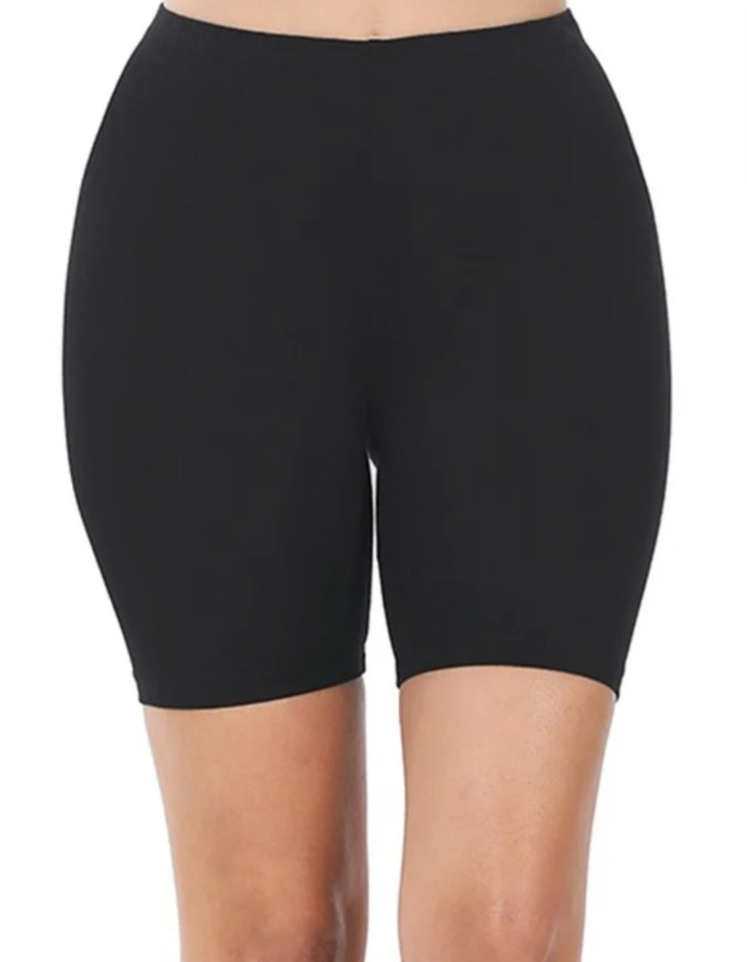 Cotton Bike Shorts Black