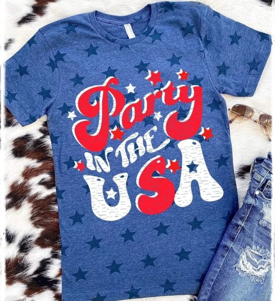 Party in the USA Star Tee