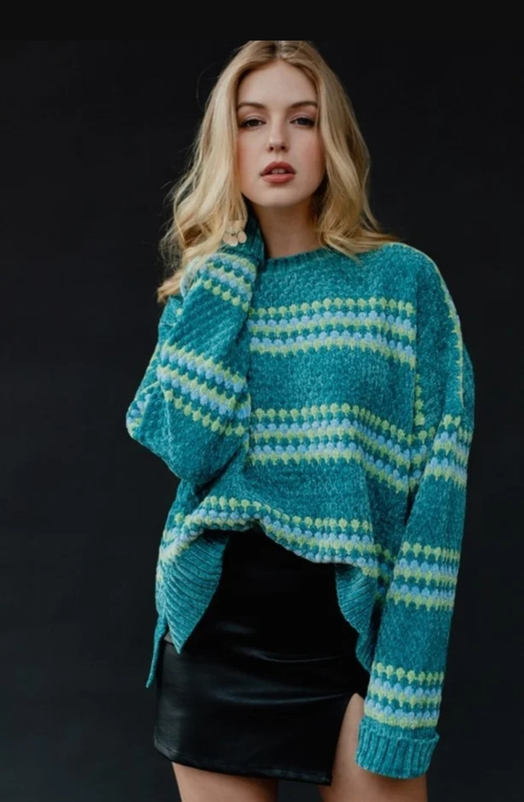 Mermaid Teal Sweater