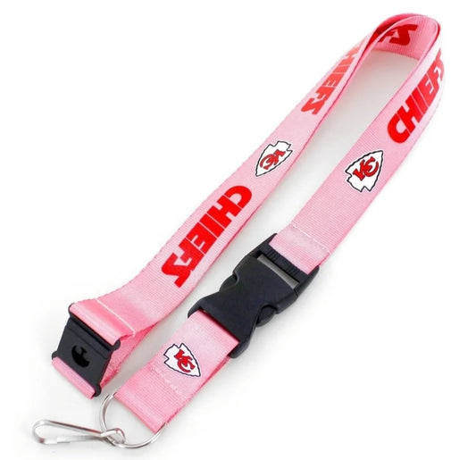 Chiefs Lanyard Pink