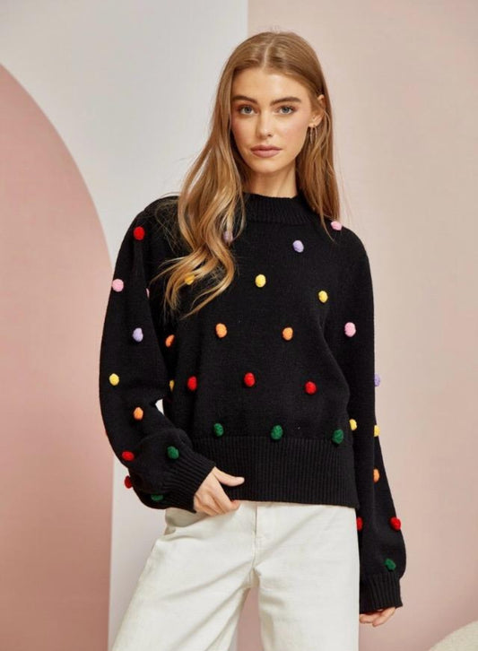 Colorful Dot Sweater