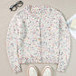 Confetti Dot Cardigan Ivory