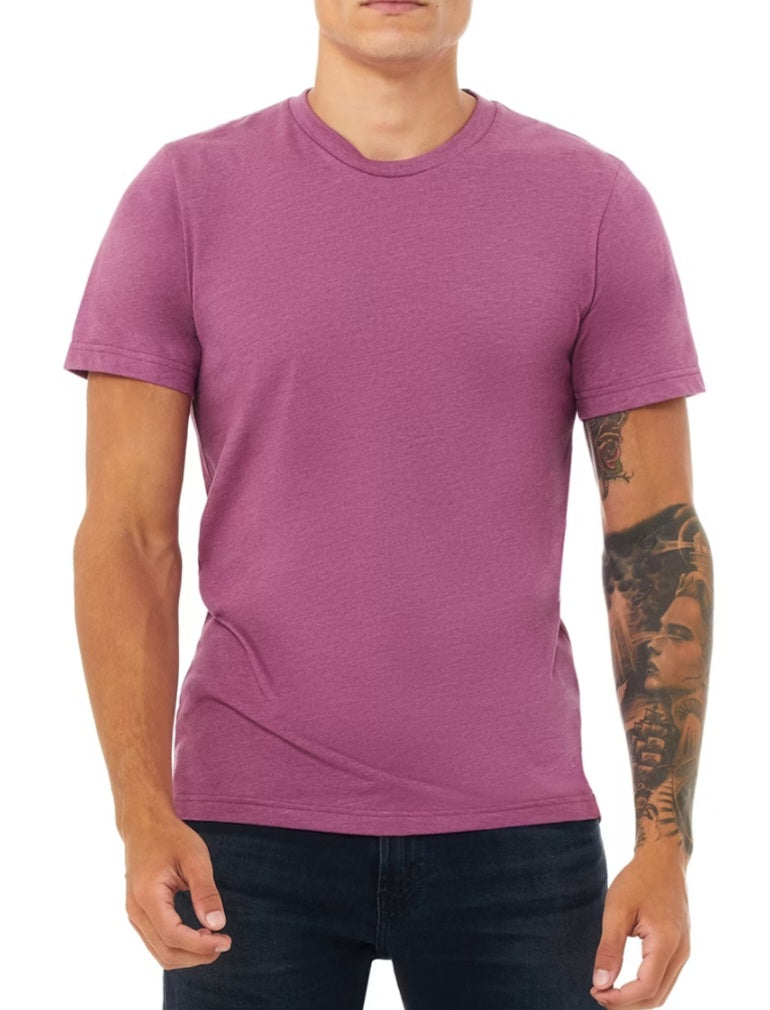 Bella Canvas Heather Magenta Tee