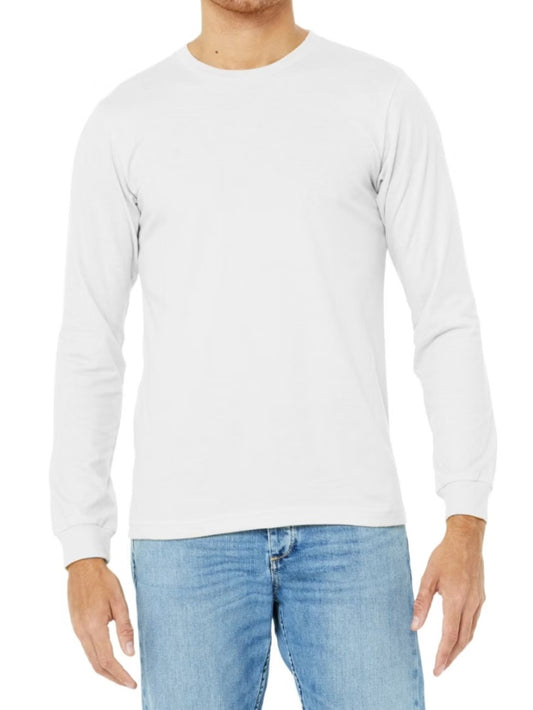 Bella Canvas Blend Long Sleeve Tee White