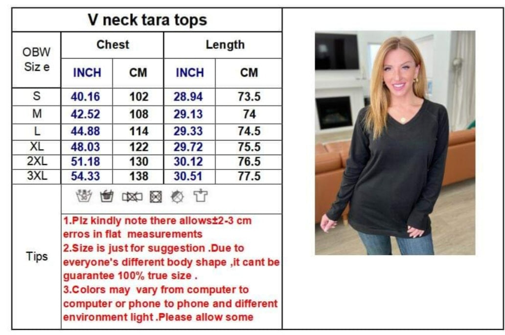 Shirley Tara V Neck Pullover BLACK