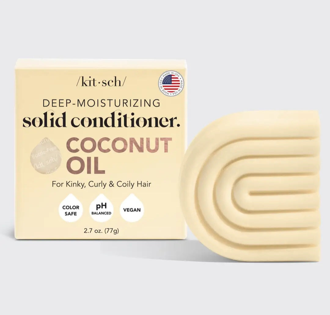 Coconut Oil Deep-Moisturizing Conditioner Bar for Dry Damaged Hair