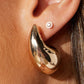 Golden Tear Drop Earrings