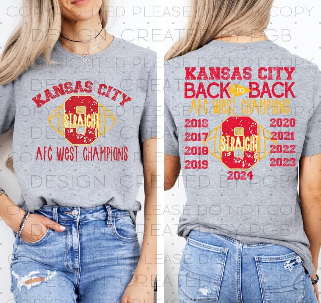 Back to Back Front/Back SS Tee Grey *PREORDER*