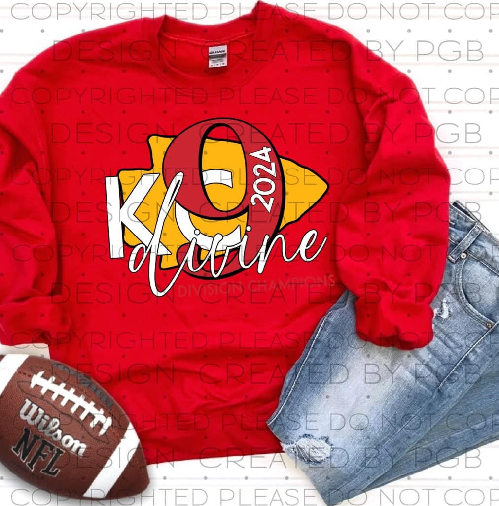 KC 9 Divine Sweatshirt Red *PREORDER*