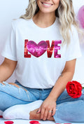 Sequin LOVE Patch Tee