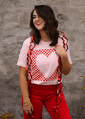 PUFF Checkered Heart Tee
