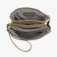 Canvas 3 Compartment Crossbody Grey