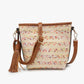 Straw Textured Crossbody