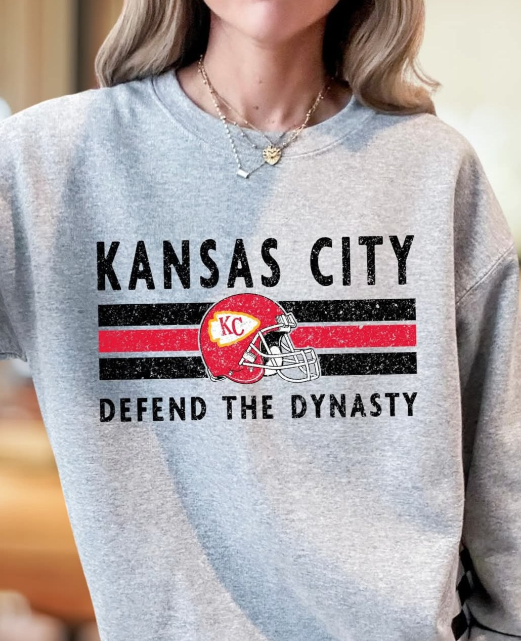 Defend the Dynasty Ash Grey Sweatshirt