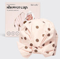 Luxury Shower Cap Blush Dot