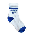 Kansas City Stripe Socks White/Navy