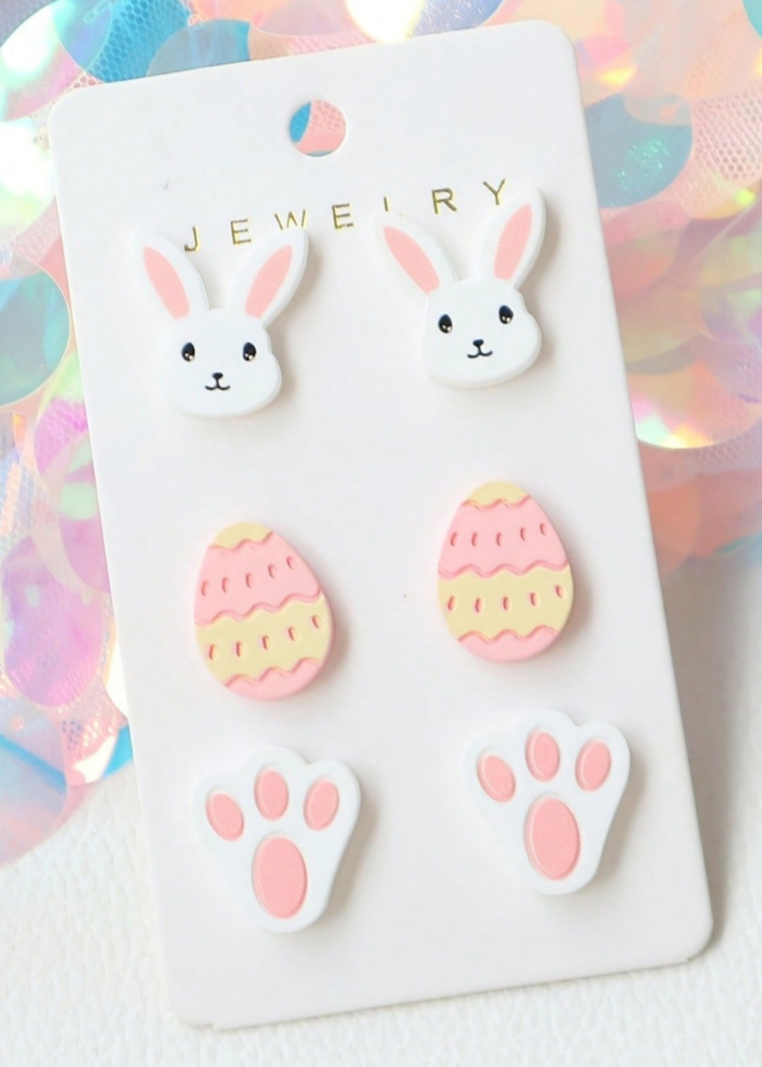 3 pack Easter Earrings