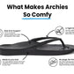 Archies Arch Support Flip Flops IN STOCK Pink CRYSTAL
