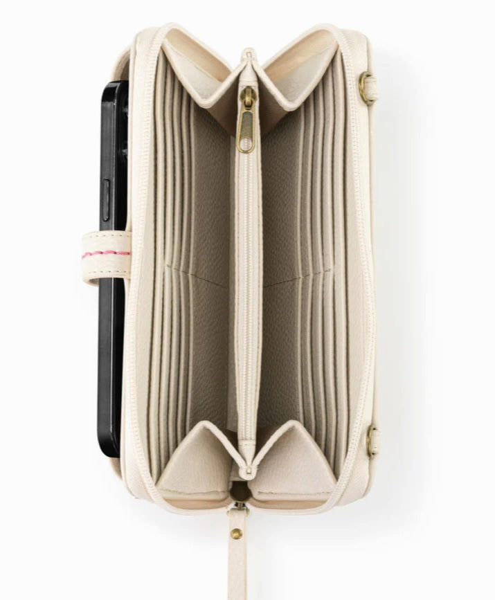 Iris Large Smartphone Crossbody Multi Eyelet