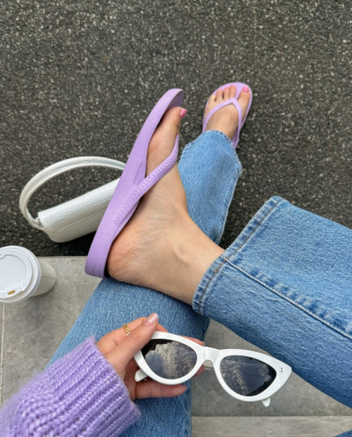 Archies Arch Support Flip Flops IN STOCK Lilac