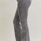Judy Blue Bootcut Rivet Side Seam Bootcut Grey