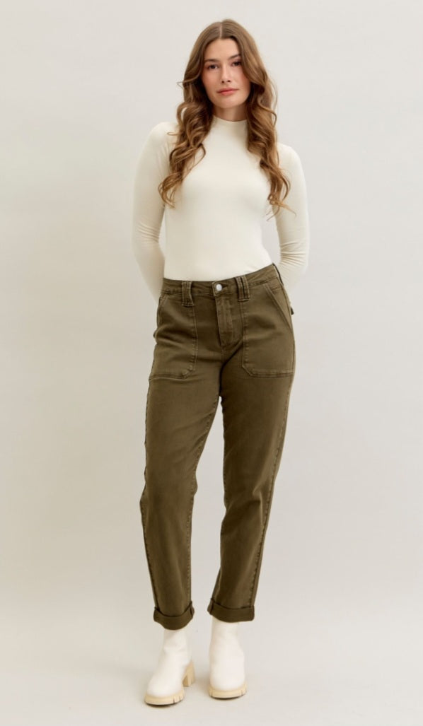 Judy Blue Aurora Weekender Jean Forest