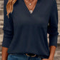 Navy Fall Jersey Top