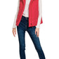 High Neck Puffer Vest Red